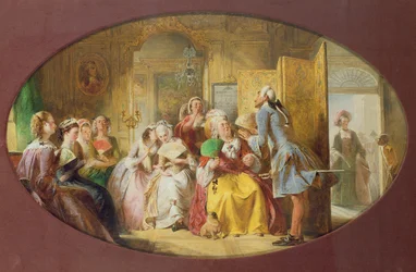 Die Lektion im Gebrauch des Fächers